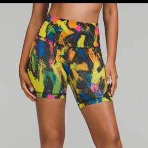 Wunder train high rise biker shorts 6”